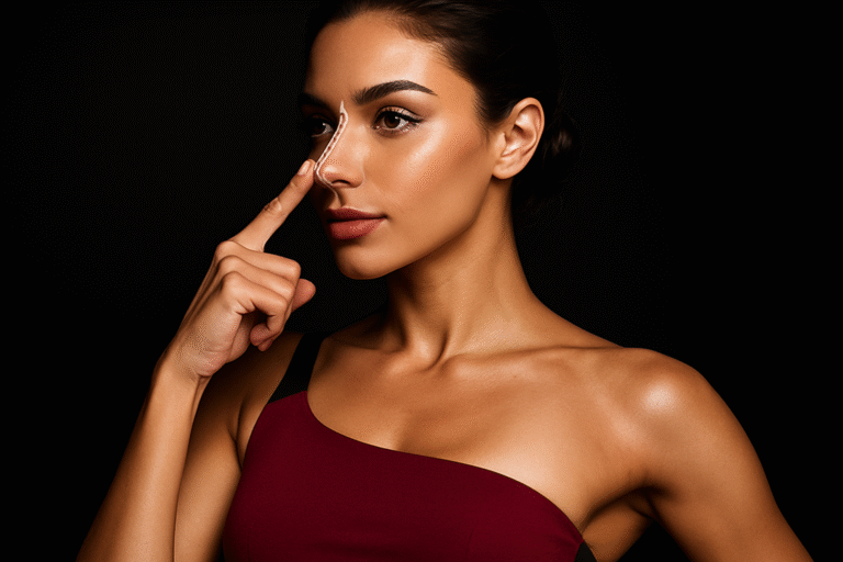 تجميل الأنف بدون جراحة